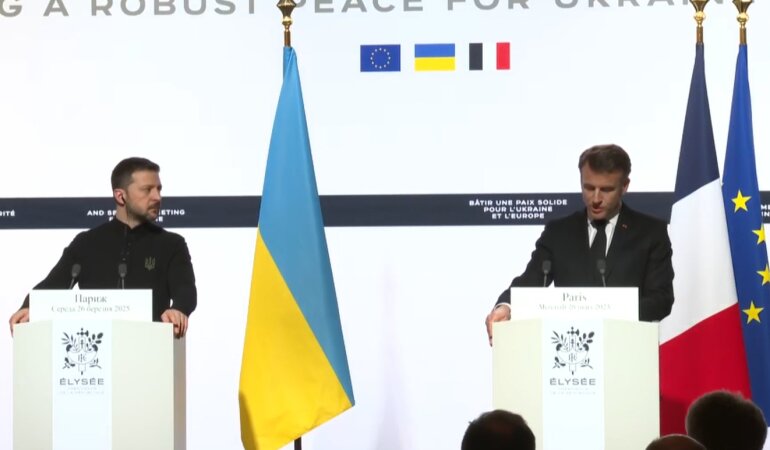 Володимир Зеленський та Емманюель Макрон