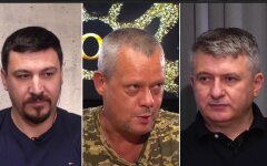 Николай Фельдман, Кирилл Сазонов и Юрий Романенко в эфире