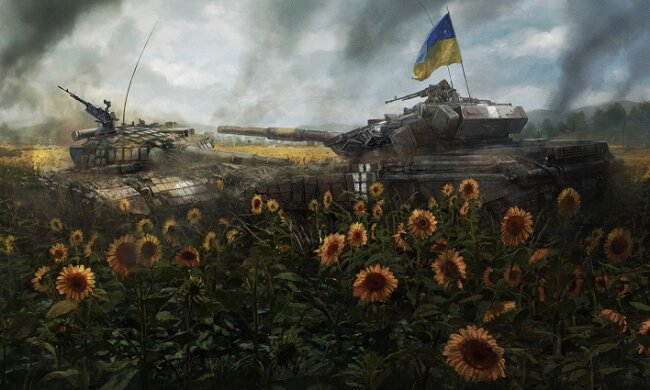 сюр война украинская армия подсолнухи донбасс
