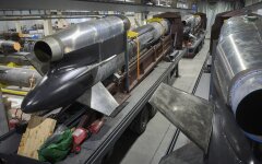 Ракеты Фламинго на секретном заводе Fire Point в Украине, 18 августа 2025 года.