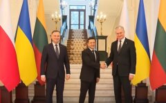 Владимир Зеленский, Анджей Дуда, Гитанас Науседа, НАТО, Украина, Россия