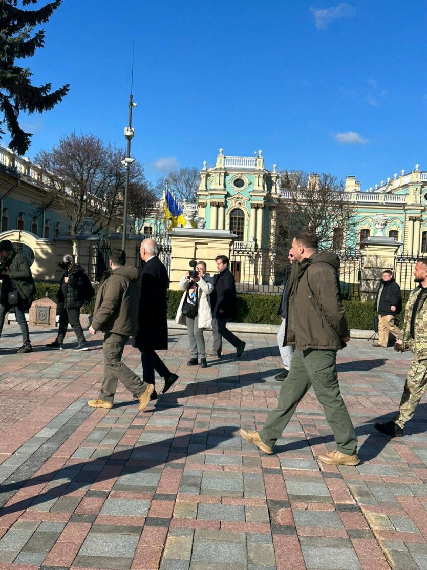 Джо Байден прибыл в Киев / Телеграм Ермака