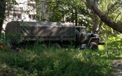 Оккупанты в Луганске