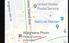 Карта Брайтон Бич, США