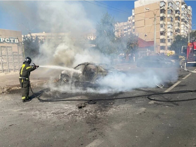 Strike on Belgorod / Photo: Spravzhnij Gladkov via Telegram