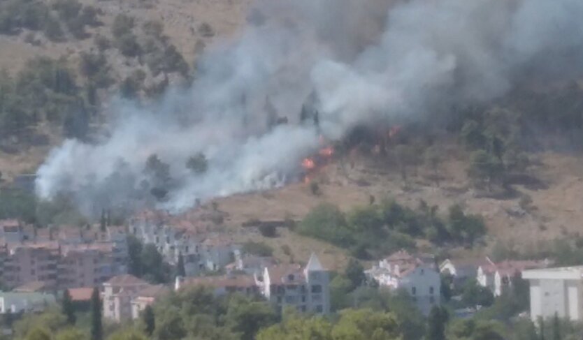 Пожар в Черногории