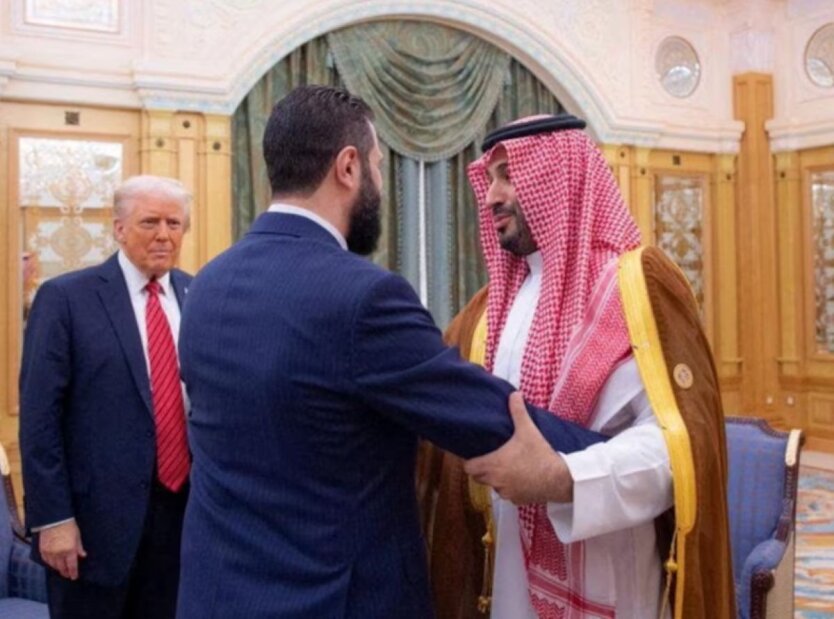 Дональд Трамп, Ахмед аль-Шараа, принц Мухаммед
