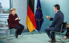 Ангела Меркель во время интервью DW, канцлер Германии, канцлер ФРГ