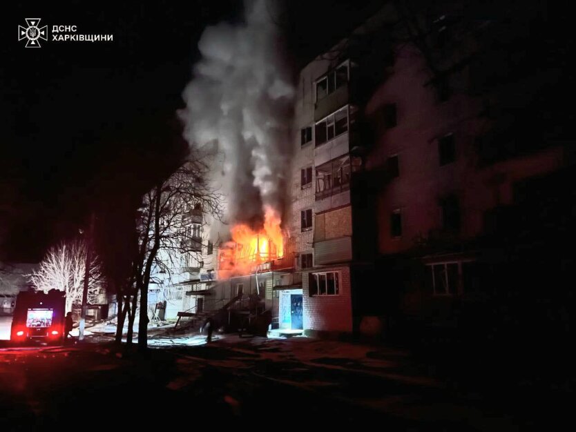 Ракетний удар по Харківській області
