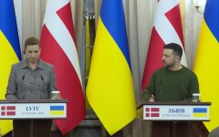 Володимир Зеленський та Метте Фредеріксен