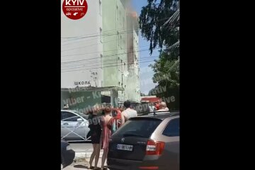 Пожар в Белогородке
