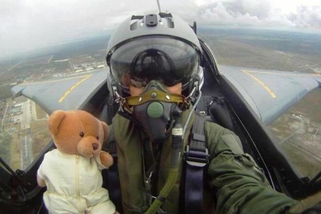 российский военный пилот