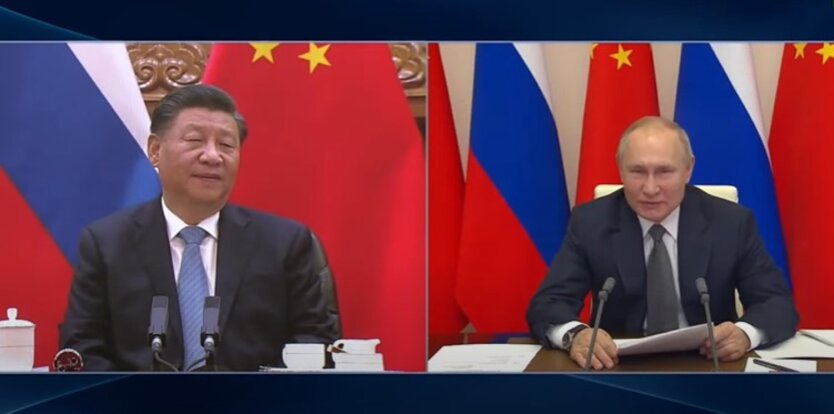 Си Цзиньпин и Владимир Путин, вторжение в Украину, Китай, Россия, Олимпийские игры