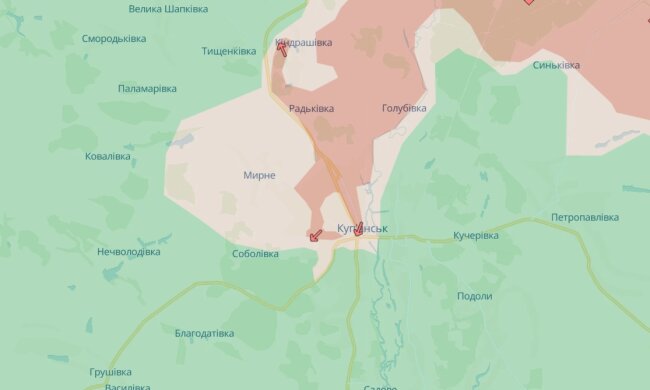 Ситуация в районе Купянска