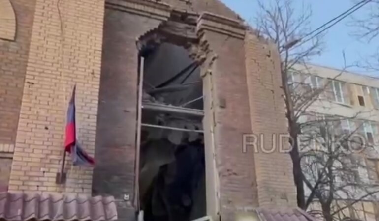 В оккупированном Донецке ракеты атаковали центр подготовки операторов дронов, - источники
