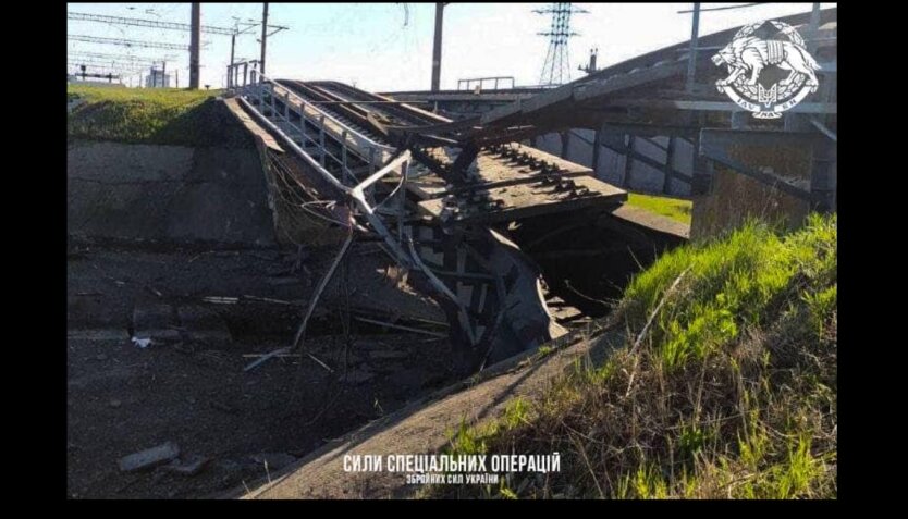 ССО Украины подтвердили подрыв моста под Мелитополем