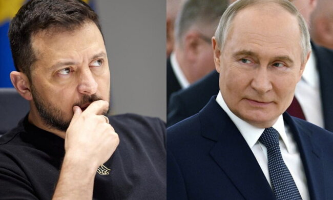 Владимир Зеленский и Владимир Путин / колаж 5.ua