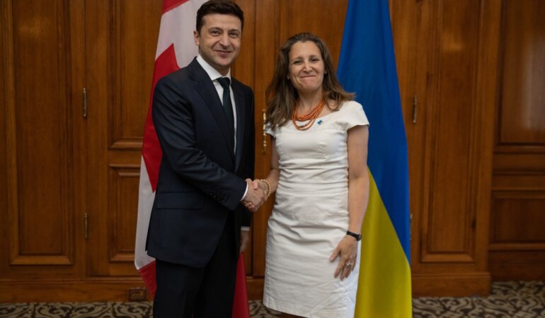 фриланд зеленский