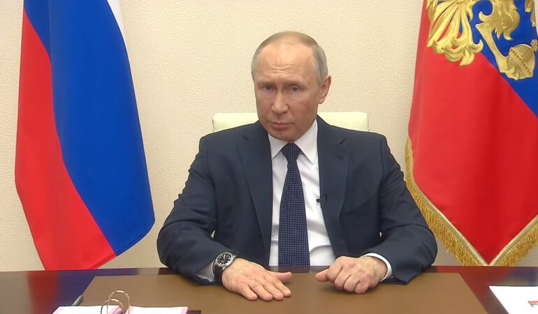 президент России, Владимир Путин, коронавирус