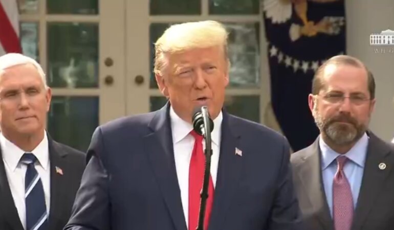 коронавирус трамп
