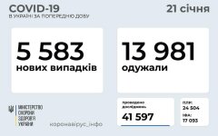 Статистика по коронавирусу на 21 января