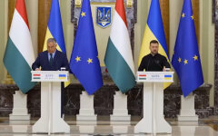 Владимир Зеленский и Виктор Орбан