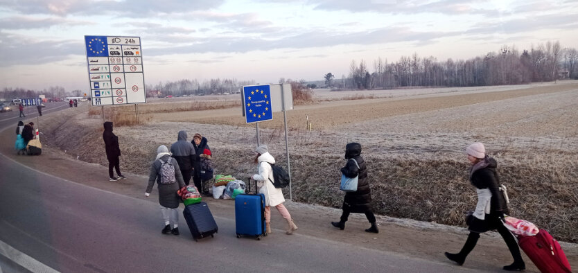 Беженцы из Украины. Украино-российская война 2022