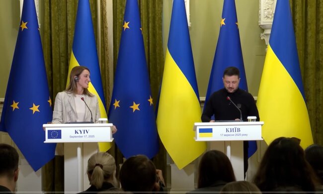 Владимир Зеленский и Роберта Мецола