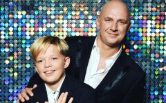 Потап с сыном Андреем