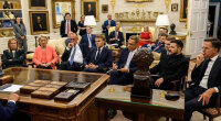 Європейські лідери у Білому домі