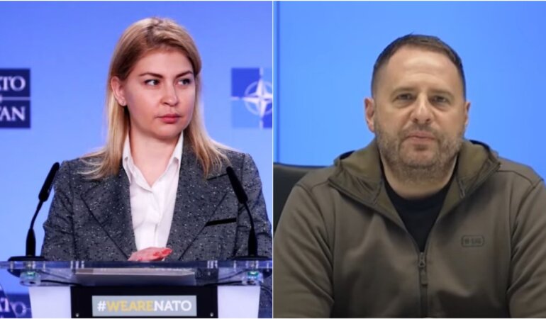 Ольга Стефанишина та Андрій Єрмак