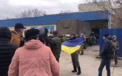 Митинги в Бердянске против оккупантов