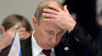 Владимир Путин печальный