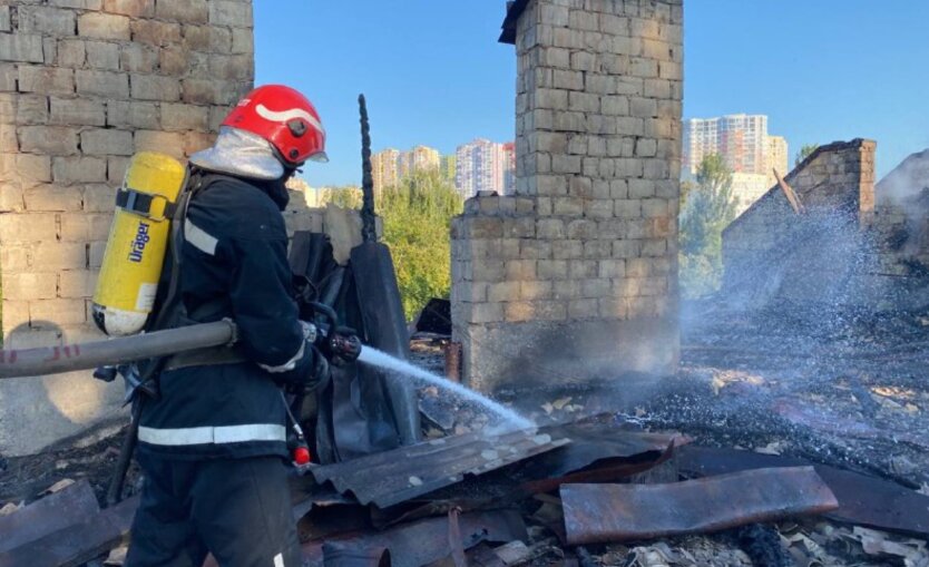 Пожар, Киев, спасатели
