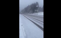 На Заході випав сніг