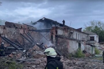 Удар дрона по Харькову