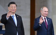 Си Цзиньпин и Владимир Путин вместе