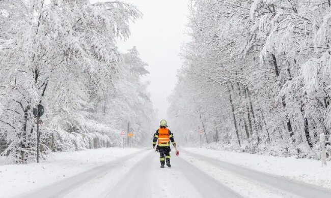Снігопади у Німеччині