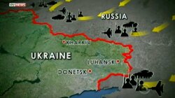 Россия Украина карта