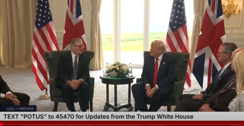 Дональд Трамп и Кир Стармер