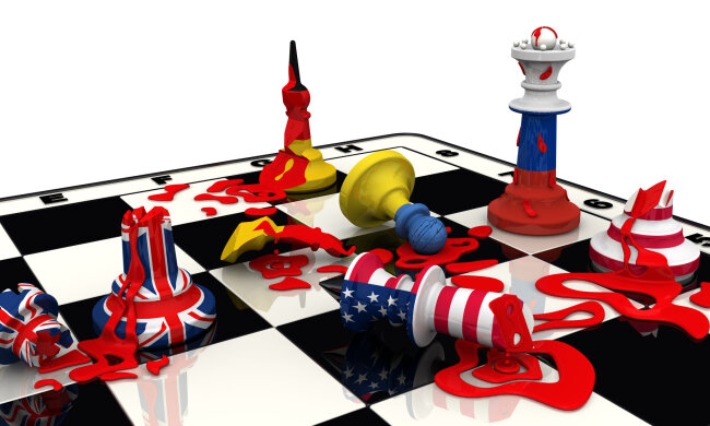 Шахматная доска геополитики. США, Россия, Великобритания, Германия
