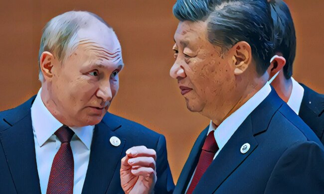 Владимир Путин и Си Цзиньпин в Москве