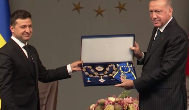 Реджеп Тайип Эрдоган,Владимир Зеленский,Андрей Ермак,Украина и Турция