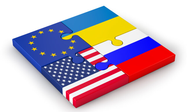 Украина, ЕС, США, Россия