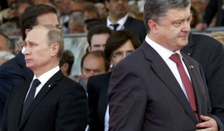 Петр Порошенко Владимир Путин