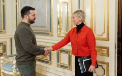 Владимир Зеленский и Маргот Вальстрем