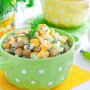 Кукурудза та горошок