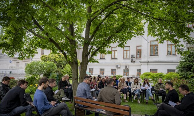 Встреча Зеленского с журналистами / Фото: сайт президента