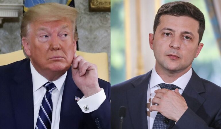 Владимир Зеленский и Дональд Трамп