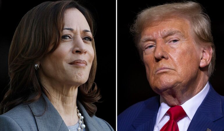 Камала Харріс та Дональд Трамп / Фото: колаж, РБК-Україна